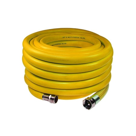 WATER HOSE 50' YEL BELLY HYBRD PVC 5/8ID